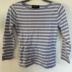 Vintage Brooks Brothers boat neck stripe top
